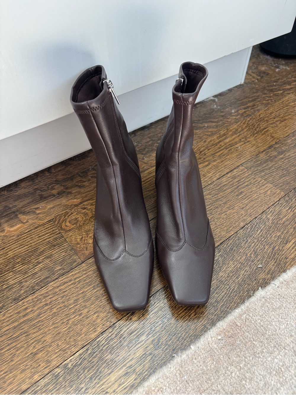 Steve Madden Jeter Square-Toe Stretch Ankle Boots
